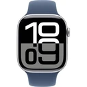 Smartwatch Apple Watch Series 10 46mm Silver Aluminium with Denim Sport - S/M