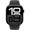 Smartwatch Apple Watch Series 10 Cellular 46mm Jet Black Aluminium with Black Sport - M/L
