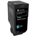 Toner Lexmark 74C2HCE Cyan up to 12.000 Pages