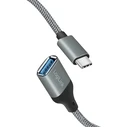 Αντάπτορας USB Logilink USB-C > USB 3.2 (ST-BU) 0,15m Gray