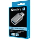 Αντάπτορας USB Sandberg 136-24 USB-C > USB 3.0 (ST-BU) Silver