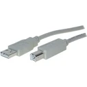 Καλώδιο USB 2.0 A > B (ST-ST) 3m Gray