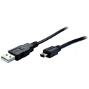 Καλώδιο USB 2.0 A > Mini-B (ST-ST) 2m Black