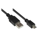 Καλώδιο USB Goodconnections USB 2.0 A > Micro-B (ST-ST) 1,8m Black