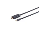 Καλώδιο USB-C > HDMI (ST-ST) 1m 4K 30Hz Black