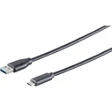 Καλώδιο USB-C > USB 3.0 (ST-ST) 1,8m Black