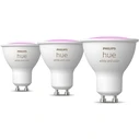 Λάμπα LED Smart Philips Hue White & Color Ambiance GU10 Dreierpack 3x350lm