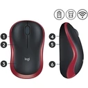 Ποντίκι Ασύρματο Logitech M185 red
