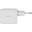 Φορτιστής Πρίζας Belkin 45W Dual USB-C GaN Power Deliver, PPS, white