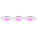 Φωτιστικό Σποτ Philips Hue White & Color Ambiance Slim Recessed 90mm 3er White
