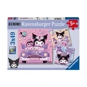 Ravensburger Puzzle Kuromi on Tour 3x49pcs