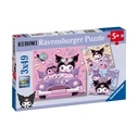 Ravensburger Puzzle Kuromi on Tour 3x49pcs