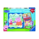 Ravensburger Puzzle Πάζλ Peppa Pig Family Firsts 3x49 τεμ