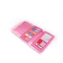 HappiHobbi Kids Makeup Palette 12 Colors with Glitter Hearts & 2 Lip Balms - AS COMPANY (1081-60014)