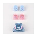 Zmart Imports Stitch Kids Hair Clips Set with Clips / Bobby Pins 5 pcs - CERDA GROUP