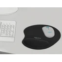 Mousepad Delock 12040 με gel στήριγμα καρπού, 230 x 202mm, μαύρο