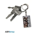 Abysse "Milkshake" Metal Keyring Brown ABYKEY421
