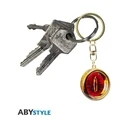 Abysse Lord Of The Rings Sauron Metal Keychain Gold ABYKEY492