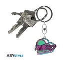 Abysse Metal Keychain Blue - Hatsune Miku (ABYKEY537)