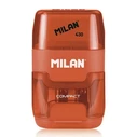Milan Ξύστρα Μολυβιών Κάδο & Γόμα 1204703116 Πορτοκαλί