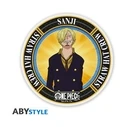 Sanji Σουβέρ Κεραμικό Μαύρο 10x10cm ABYCOS037 4τμχ