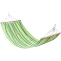 Single Fabric Hammock with Wooden Spreader (200x100 cm) - Striped