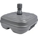 ADRIATIC Plastic Umbrella Base 48L – Anthracite (Pole Diameter 33–48 mm)