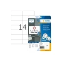 HERMA 350 A4 Rectangular Self-Adhesive Labels 105 x 42.3 mm, 25 Sheets (350 labels)