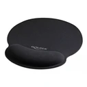 Mousepad Delock 12559 με στήριγμα καρπού, 252 x 227mm, μαύρο