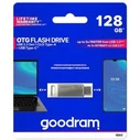 USB Flash 128GB Goodram OTG USB3.2 GEN1 & TYPE-C Silver