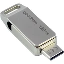 USB Flash 128GB Goodram OTG USB3.2 GEN1 & TYPE-C Silver