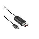 Καλωδιο USB Hoco - MicroUSB με Οθονη 1.2m Hoco U29 Λευκό