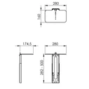 Βάση Vogel's PVA 5050
