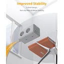 Πολύπριζο Tessan 9 IN 1 CUBOID Power STRIP 6xSCHUKO, 2xUSB, 1xTYPE-C, 2M