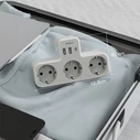 Πρίζα Ταφ Tessan 6 IN 1 WALL SOCKET 3xSCHUKO, 2xUSB, 1xTYPE-C