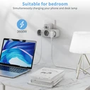 Πρίζα Ταφ Tessan 6 IN 1 WALL SOCKET 3xSCHUKO, 2xUSB, 1xTYPE-C