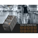 Αντάπτορας Πρίζας Tessan GaN UNIVERSAL TRAVEL Adapter 2xUSB, 2xTYPE-C MAX 100W