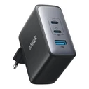 Φορτιστής Πρίζας Anker 736 Nano 2 GaN 2 2x USB-C 1x USB-A 100W Black