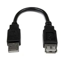 Αντάπτορας USB Startech USBEXTAA6IN USB A Μαύρο