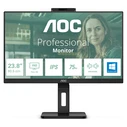 Monitor 23,8" AOC 24P3CW 16:09 HDMI+DP+USB-C IPS WebCam retail