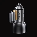 Ugreen fast car charger USB / USB Typ C Quick Charge 3.0 Power Delivery 36 W 3 A gray (CD213 60980)