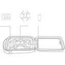 PGYTECH Τσάντα μεταφοράς για DJI Tello - Μαύρη (22,2 x 7,9 x 21,9 εκ.)