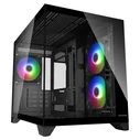 COUGAR FV150 MINI Gaming Mini Tower Κουτί Υπολογιστή με Πλαϊνό Παράθυρο Μαύρο