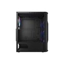 Κουτί Υπολογιστή Cougar MX110 Mesh-G RGB Tempered Glass Middle ATX Black (4x120mm RGB)