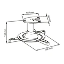 Βάση Projector ART Ceiling 16cm 15kg P-101 Universal full adjustment