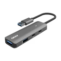 USB Hub Nod αλουμινίου 4 θυρών USB 3.2 Gen 1x1.