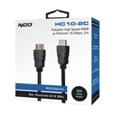 Καλώδιο HDMI Nod High speed με Ethernet 10.2Gbps,  αρσ. - αρσ. 2m.