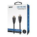 Καλώδιο HDMI Nod High speed με Ethernet 18Gbps,  αρσ. - αρσ., 3m.