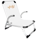 myResort BEACH CHAIR ALUMINUM BAR WHITE-WITH REINFORCED ARMS HIGH BACK TEXTILE 2x1