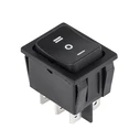 Μπουτόν επαναφοράς (ON)-OFF-(ON) RS-223-4C-230V 15Α